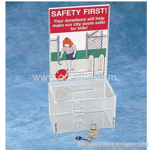 The Ballot Box With Sign Holder